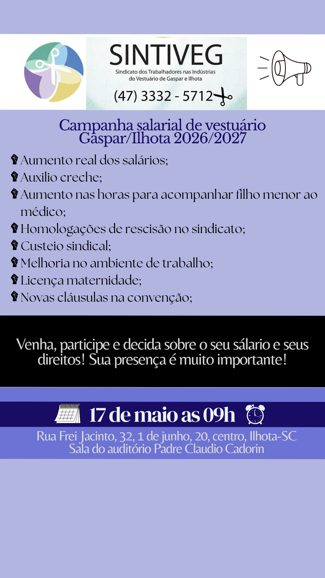 ASSEMBLEIA 2026/2027 ilhota
